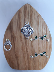 Wooden Fairy Door - Cornish Oak - Celtic Knot