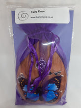 Load image into Gallery viewer, Wooden Fairy Door - Cornish Oak - Celtic Knot
