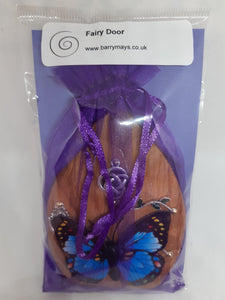 Wooden Fairy Door - Cornish Oak - Celtic Knot