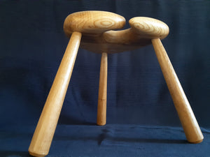 Hand Made Stool - Olive Ash and Oak # 4