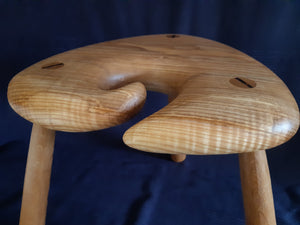 Hand Made Stool - Olive Ash and Oak # 4