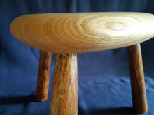 Load image into Gallery viewer, Hand Made Stool - Walnut and Brown Oak # 5
