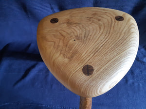 Hand Made Stool - Walnut and Brown Oak # 5