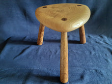 Load image into Gallery viewer, Hand Made Stool - Walnut and Brown Oak # 5
