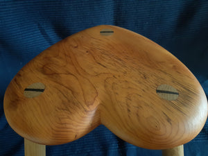Hand Made Stools - Yew and Oak # 7 & 8
