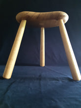 Load image into Gallery viewer, Hand Made Stool - Cornish Oak # 13
