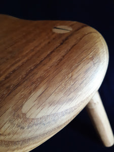 Hand Made Stool - Cornish Oak # 13