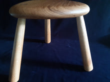 Load image into Gallery viewer, Hand Made Stool - Cornish Oak # 14
