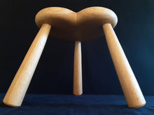 Load image into Gallery viewer, Hand Made Stool - Cornish Oak # 17

