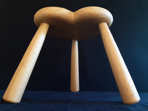 Hand Made Stool - Cornish Oak # 17