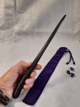 Load image into Gallery viewer, Wooden Wand #32 - 5000 Year-old Bog Oak
