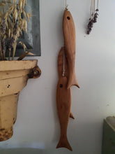 Load image into Gallery viewer, Wooden Fish Wall Hanging
