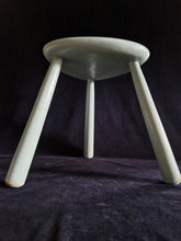 Load image into Gallery viewer, Hand Made Painted Stool - Cornish Oak #  24
