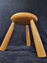 Load image into Gallery viewer, Hand Made Stool - Cornish Elm &amp; Oak # 25
