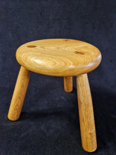 Load image into Gallery viewer, Hand Made Stool - Cornish Elm &amp; Oak # 25
