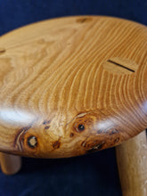 Load image into Gallery viewer, Hand Made Stool - Cornish Elm &amp; Oak # 25
