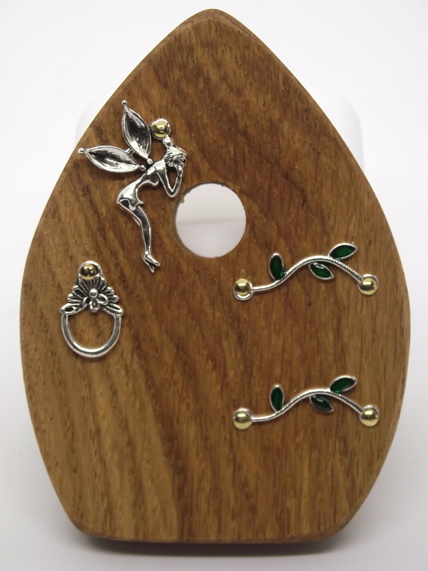 Wooden Fairy Door - Cornish Oak - Whispering Fairy