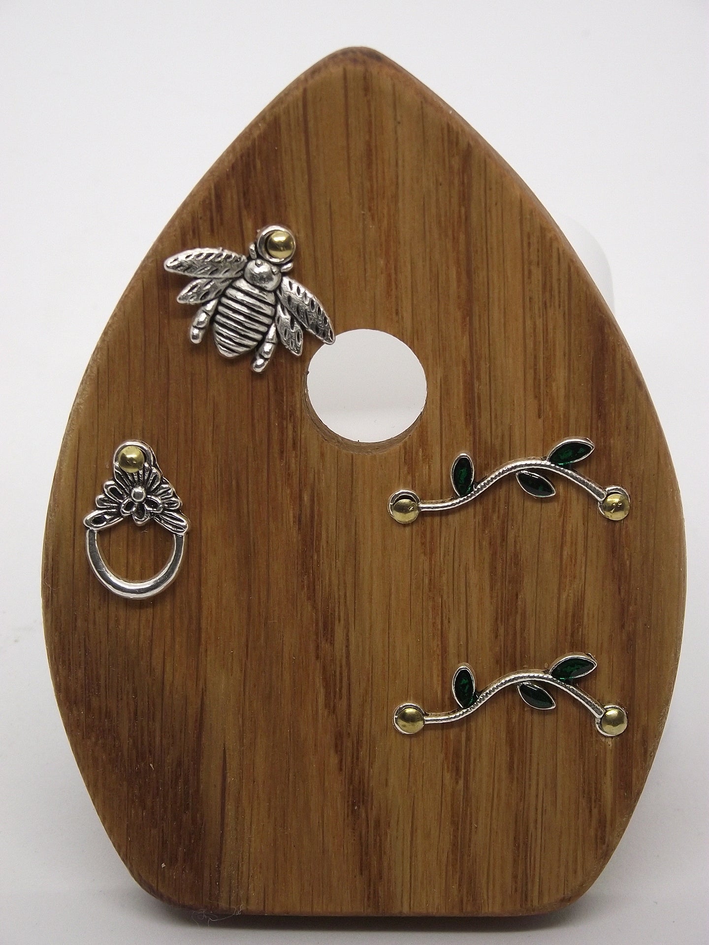 Wooden Door - Cornish Oak - Honey Bee